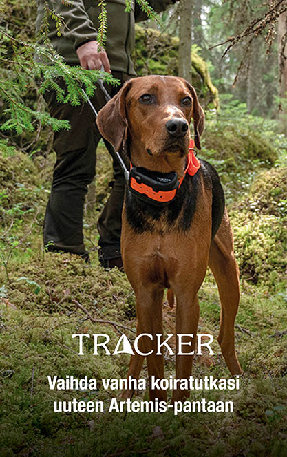 Tracker koiratutkavaihtokampanja